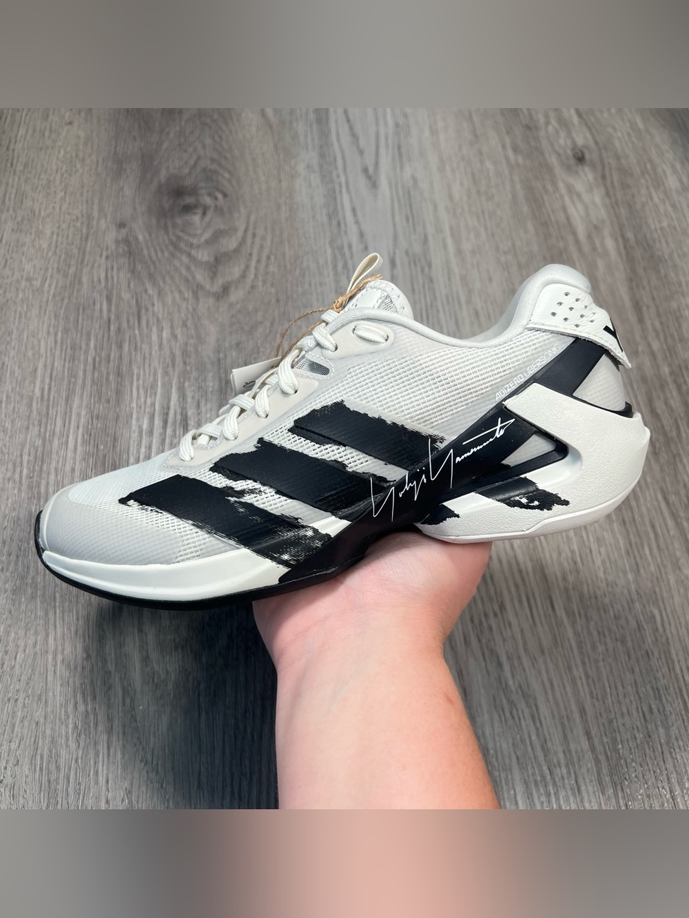 New Adidas Adizero Y-3 Ubersonic 5 Tennis Orbit Grey Black Off White Womens 7